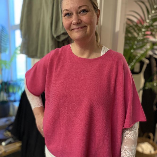 Hovedbilde Poncho/genser, fuxia