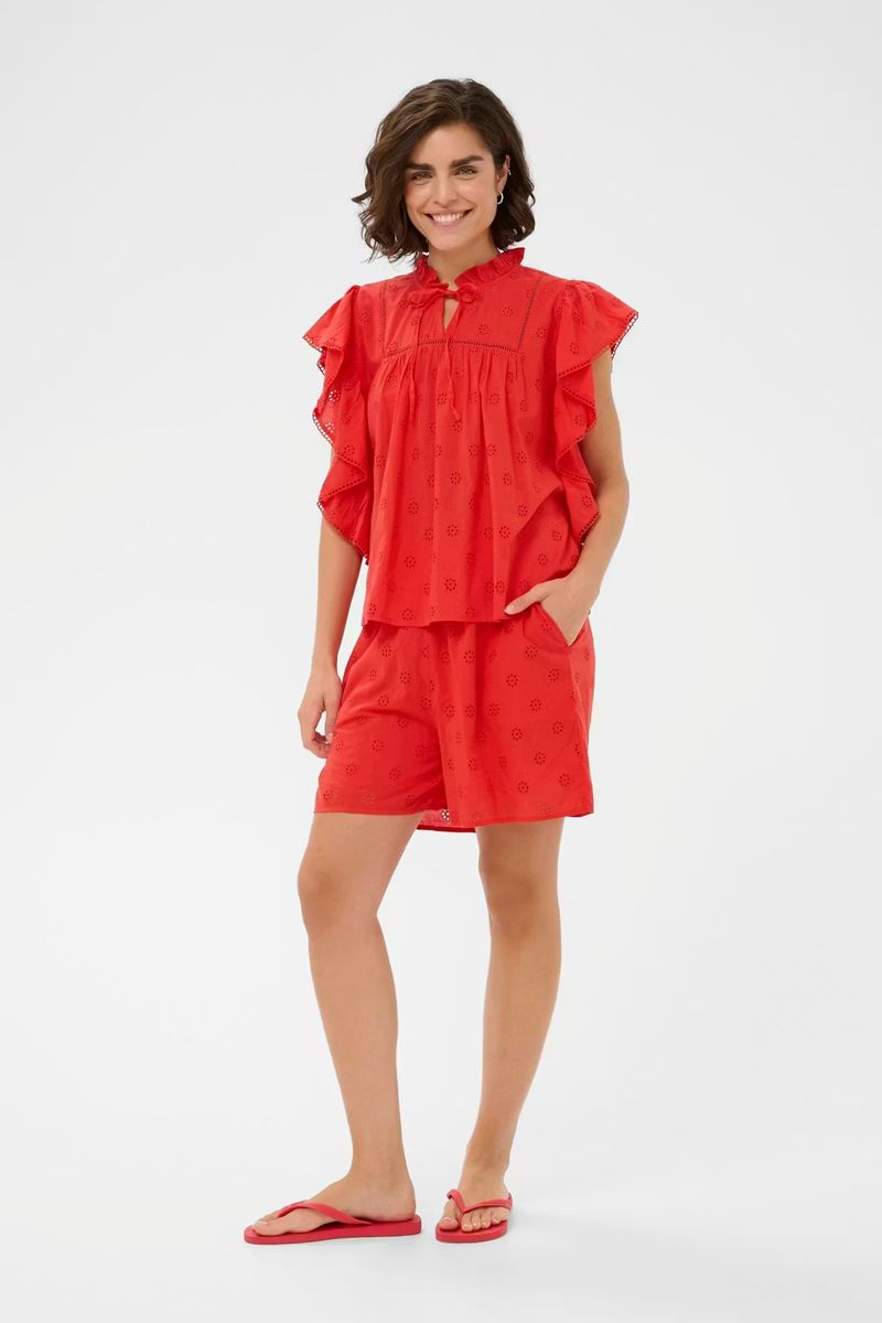 KA Fiona bluse, Poppy Red