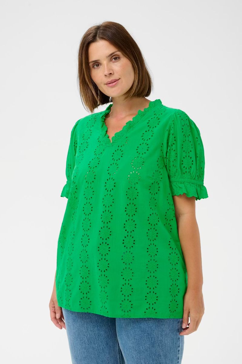KC Dina bluse, Bright Green