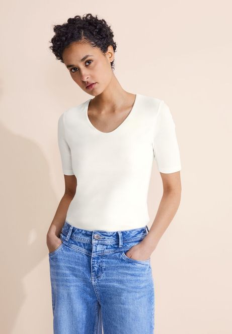 Hovedbilde SO Palmira T-skjorte, offwhite