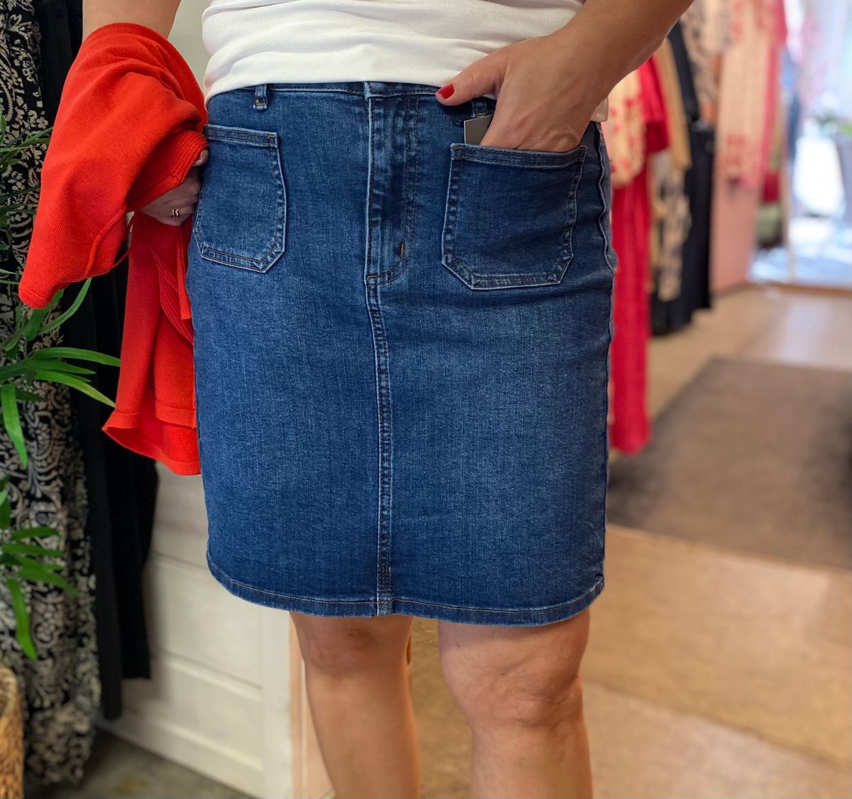 KA Karla Denim skjørt