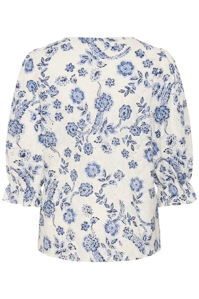 Hovedbilde KC Lula bluse, Chalk Midnight Flower