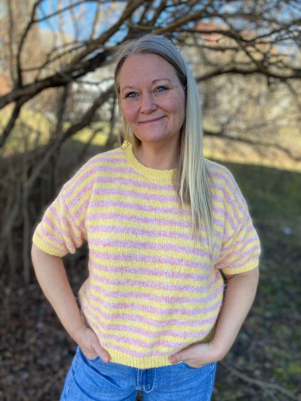 Elonora Tee, rosa/gul