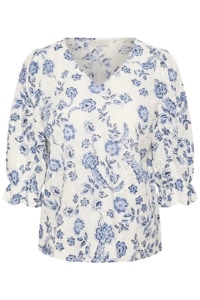 Hovedbilde KC Lula bluse, Chalk Midnight Flower