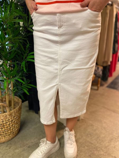 Hovedbilde KA Zelina Denim skjørt, Chalk