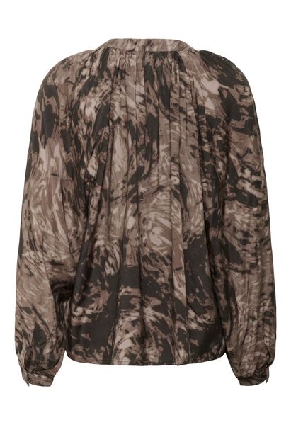 Hovedbilde KA Jamie bluse, Brun/sort