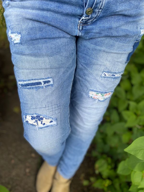 Massimo Jeans med lapper