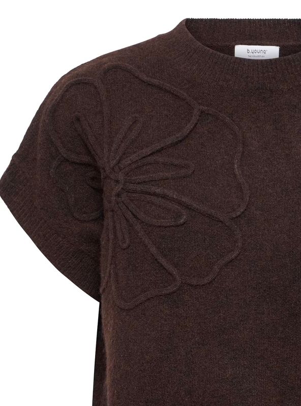 BY omea vest/slipover - java melange/brun
