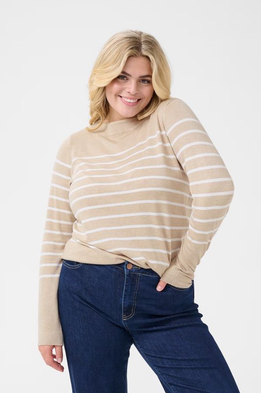 KC Lizzy Boatneck, feather grey/chalk
