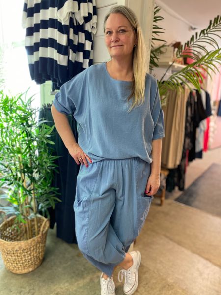 Hovedbilde Ninni linbukse, jeans blå