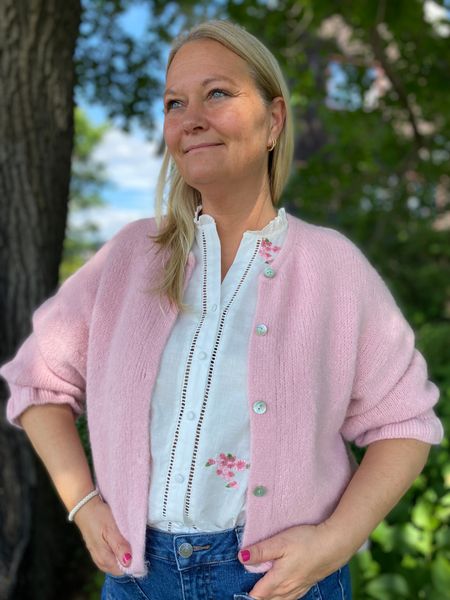 Hovedbilde Moa Cardigan, lys rosa