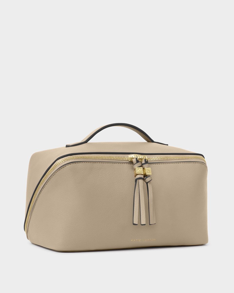 SOHO Make Up Bag, medium, light taupe