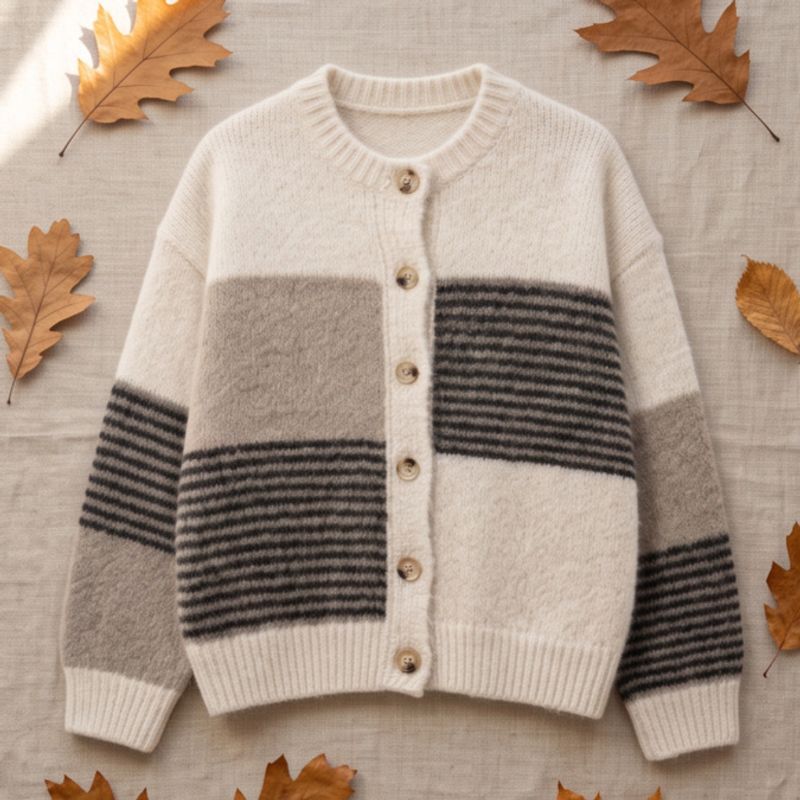 Mercedes Cardigan, Beige