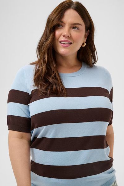 Hovedbilde KC Lizzy Pullover, Blue fog/brown