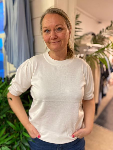 Hovedbilde Mila SZ Pullover, kort erme, offwhite